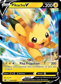 Carte Pikachu V SWSH285 – Promo SWSH