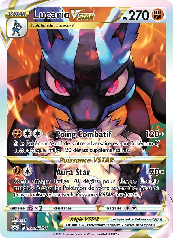 Carte Lucario VSTAR SWSH291 – Promo SWSH