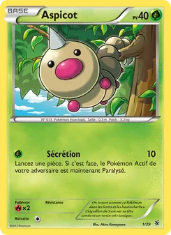 Carte Aspicot 1/39 – Bienvenue à Kalos