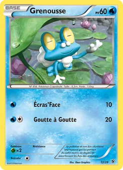 Carte Grenousse 12/39 – Bienvenue à Kalos