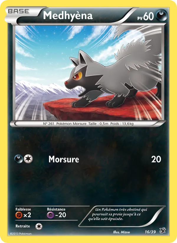 Carte Medhyèna 16/39 – Bienvenue à Kalos