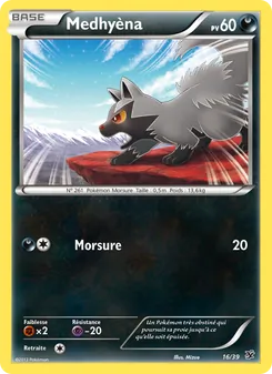 Carte Medhyèna 16/39 – Bienvenue à Kalos