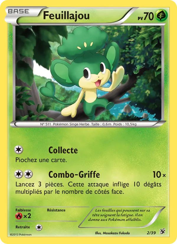 Carte Feuillajou 2/39 – Bienvenue à Kalos