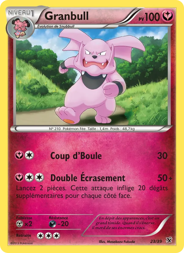 Carte Granbull 23/39 – Bienvenue à Kalos