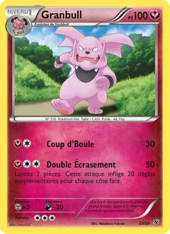 Carte Granbull 23/39 – Bienvenue à Kalos