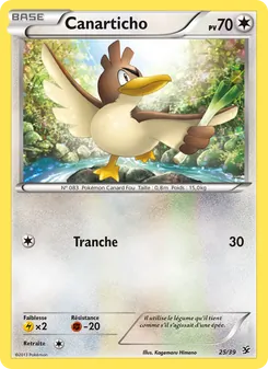 Carte Canarticho 25/39 – Bienvenue à Kalos