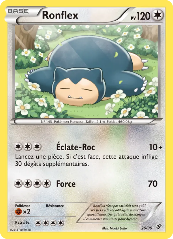 Carte Ronflex 26/39 – Bienvenue à Kalos