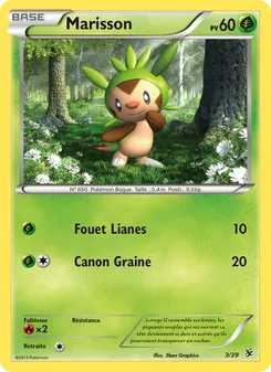 Carte Marisson 3/39 – Bienvenue à Kalos