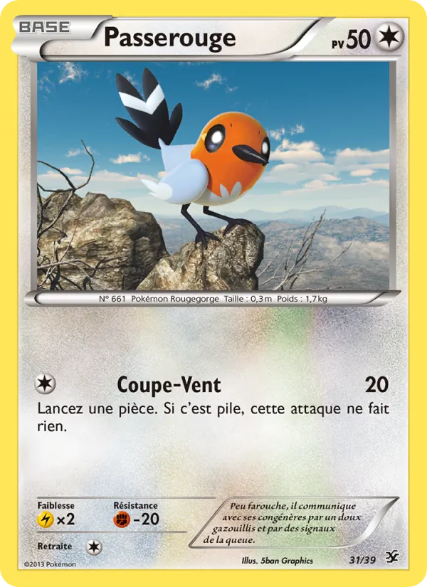 Carte Passerouge 31/39 – Bienvenue à Kalos