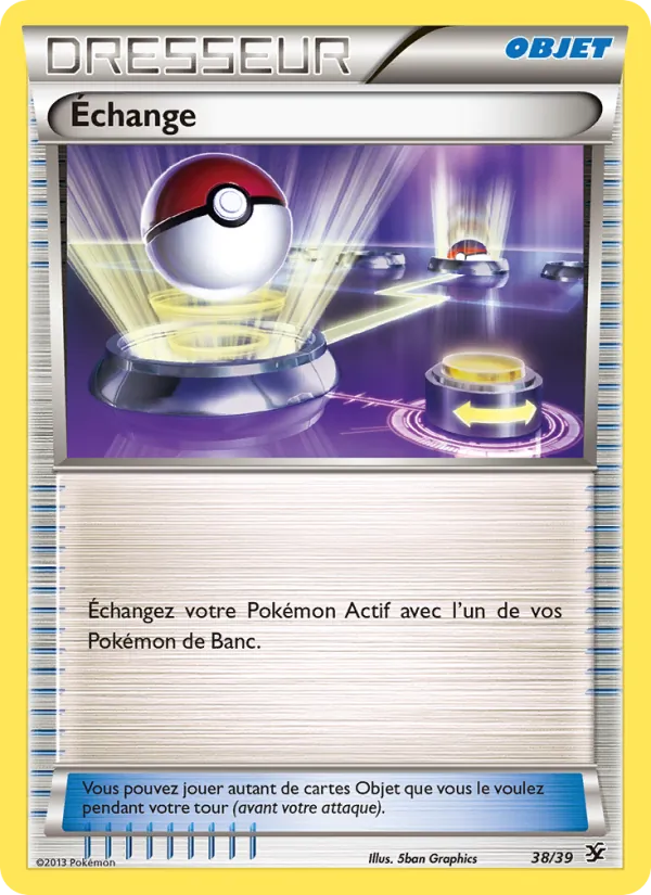 Carte Échange 38/39 – Bienvenue à Kalos