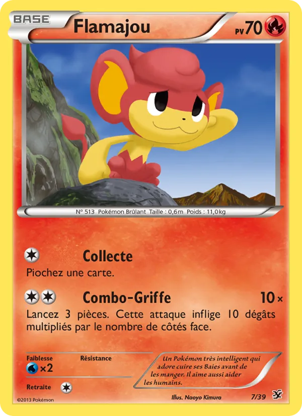 Carte Flamajou 7/39 – Bienvenue à Kalos