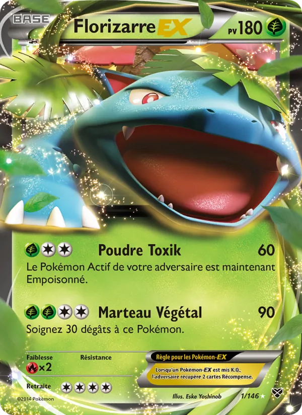 Carte Florizarre EX 1/146 – XY