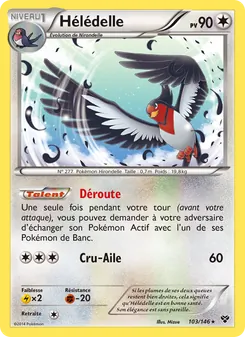 Carte Hélédelle 103/146 – XY