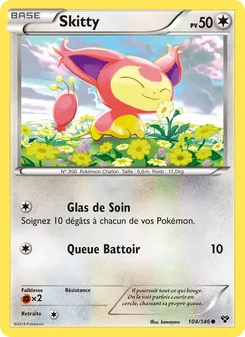 Carte Skitty 104/146 – XY