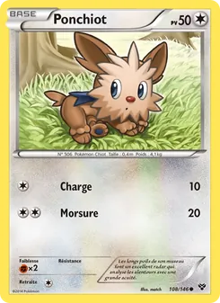 Carte Ponchiot 108/146 – XY