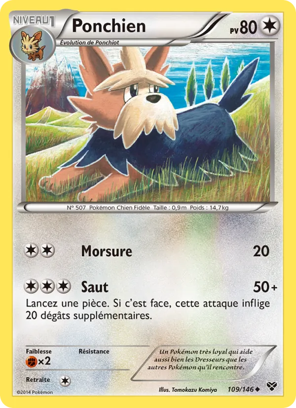 Carte Ponchien 109/146 – XY