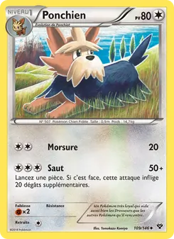 Carte Ponchien 109/146 – XY