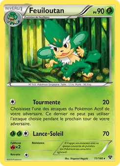 Carte Feuiloutan 11/146 – XY