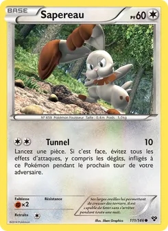 Carte Sapereau 111/146 – XY