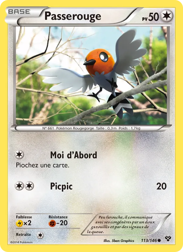 Carte Passerouge 113/146 – XY