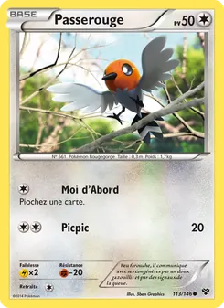 Carte Passerouge 113/146 – XY