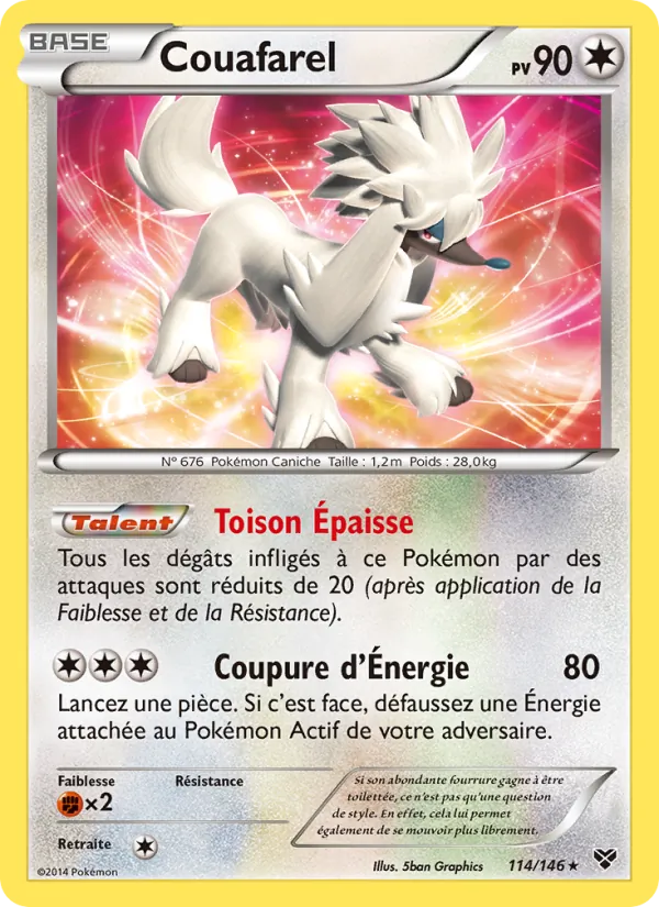 Carte Couafarel 114/146 – XY
