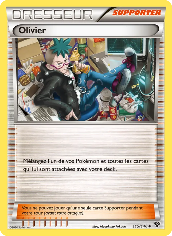 Carte Olivier 115/146 – XY