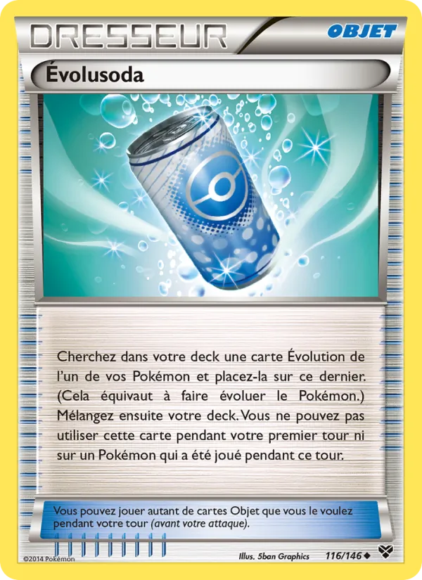 Carte Évolusoda 116/146 – XY