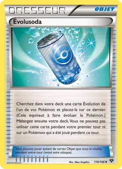 Carte Évolusoda 116/146 – XY