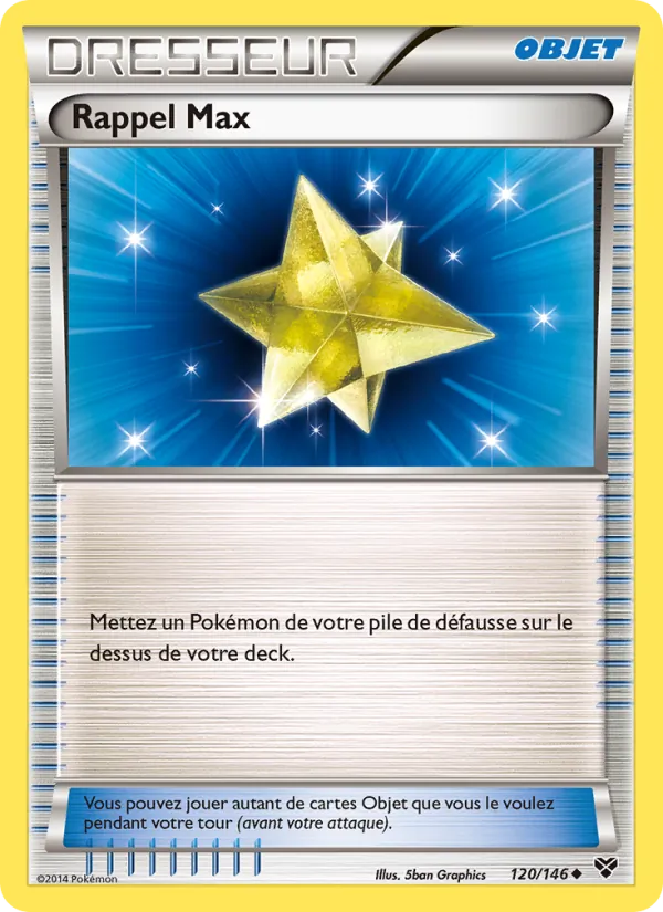 Carte Rappel Max 120/146 – XY
