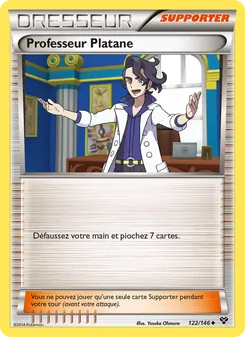 Carte Professeur Platane 122/146 – XY