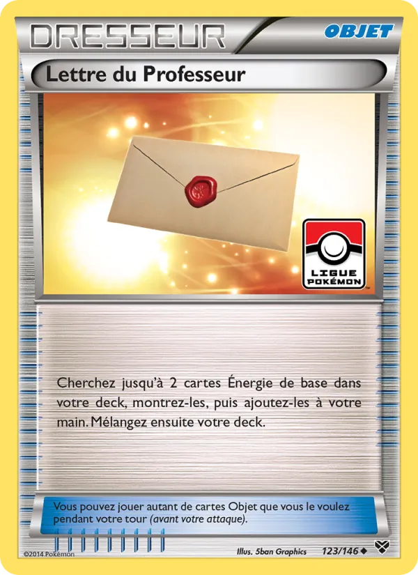Carte Lettre du Professeur 123/146 – XY
