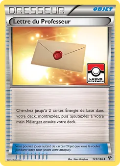 Carte Lettre du Professeur 123/146 – XY