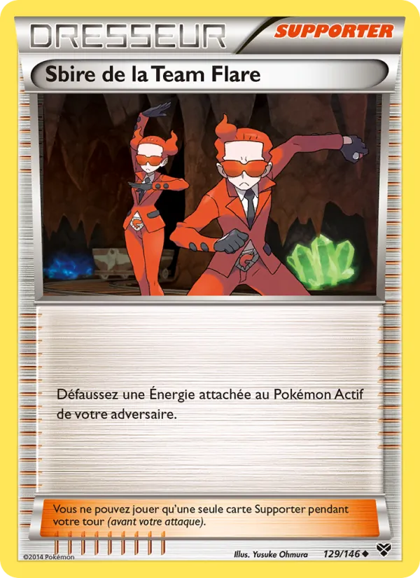 Carte Sbire de la Team Flare 129/146 – XY