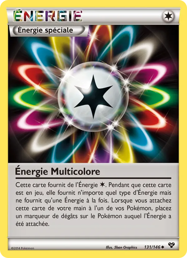 Carte Énergie Multicolore 131/146 – XY