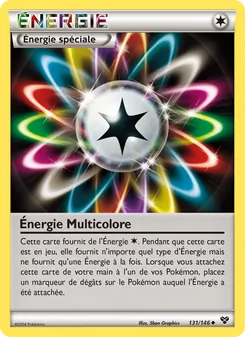 Carte Énergie Multicolore 131/146 – XY