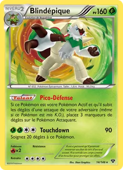 Carte Blindépique 14/146 – XY