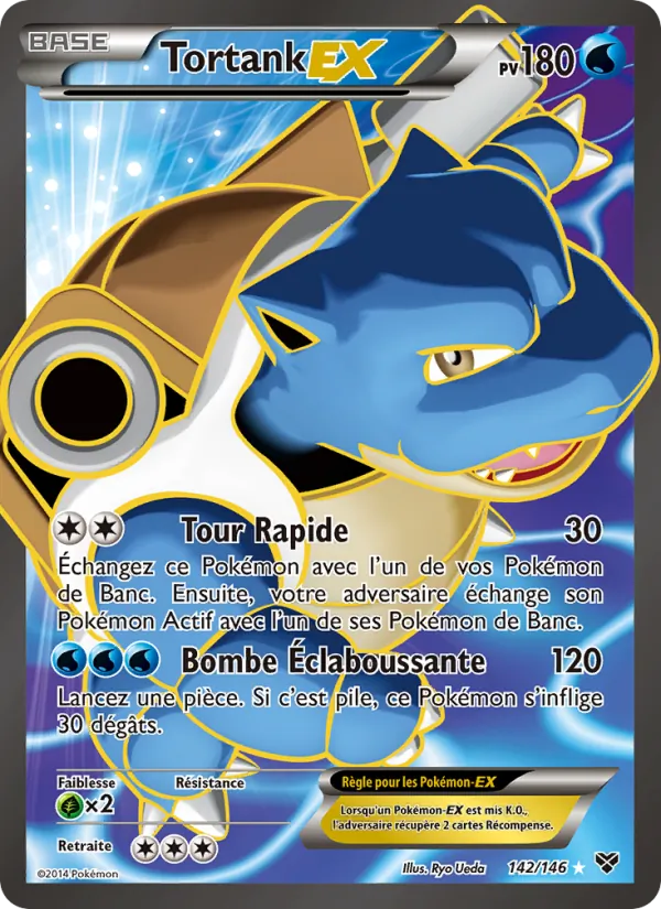 Carte Tortank EX 142/146 – XY