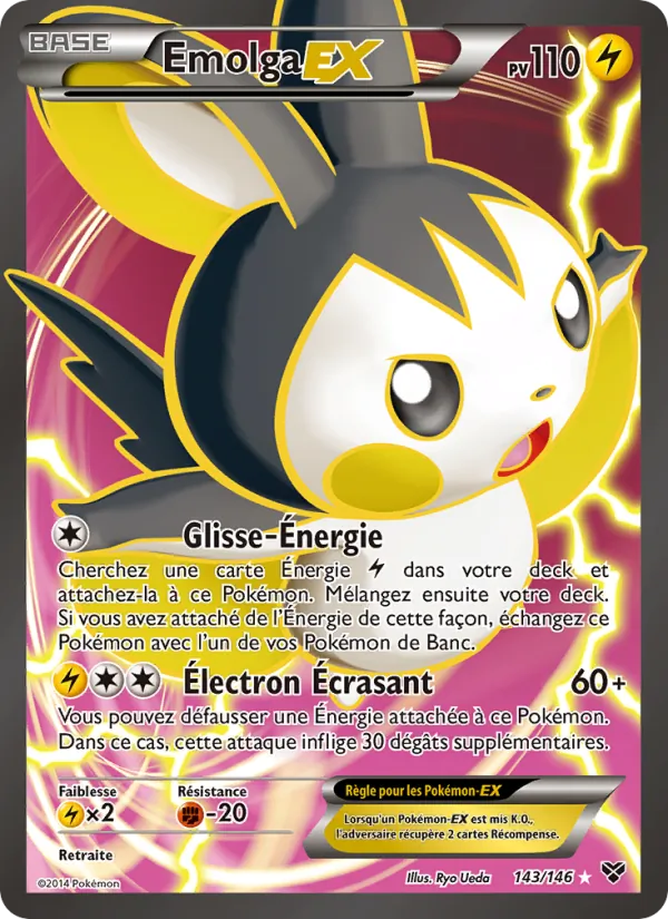 Carte Emolga EX 143/146 – XY
