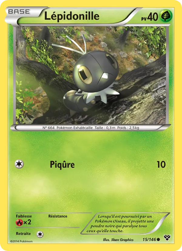 Carte Lépidonille 15/146 – XY