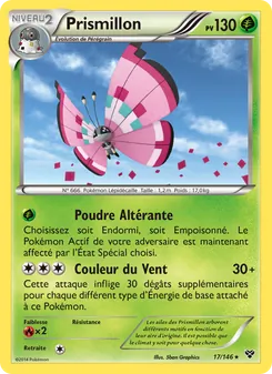 Carte Prismillon 17/146 – XY