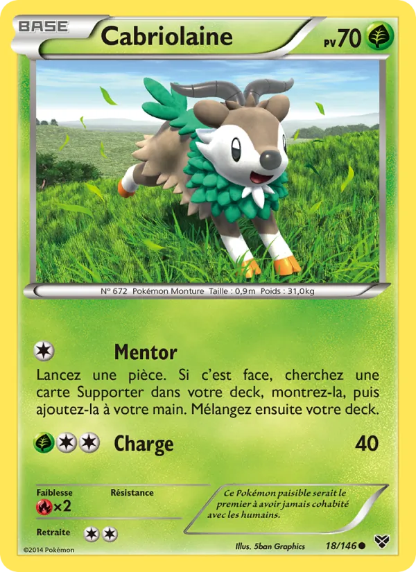 Carte Cabriolaine 18/146 – XY
