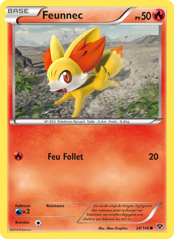 Carte Feunnec 24/146 – XY