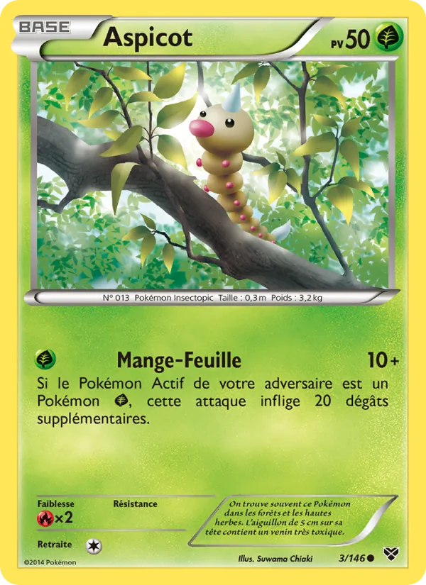 Carte Aspicot 3/146 – XY