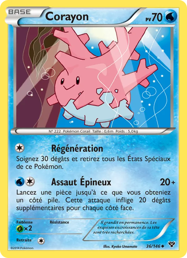 Carte Corayon 36/146 – XY