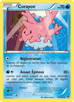 Carte Corayon 36/146 – XY