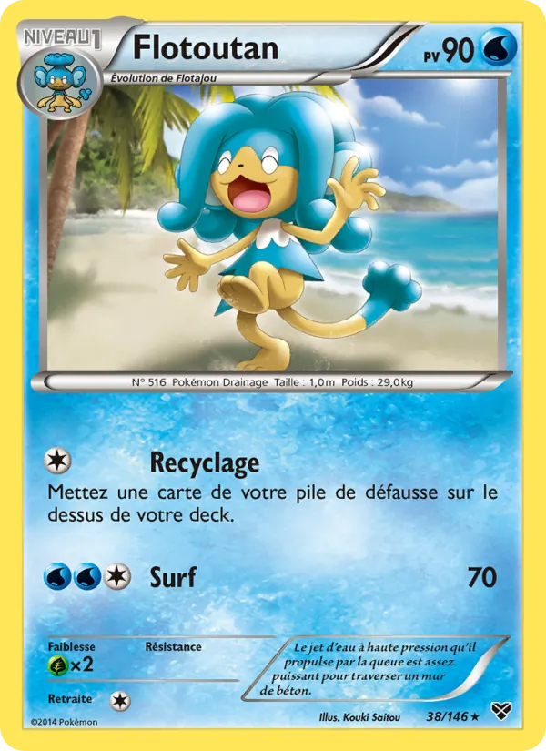 Carte Flotoutan 38/146 – XY