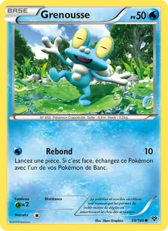 Carte Grenousse 39/146 – XY