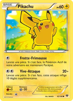 Carte Pikachu 42/146 – XY
