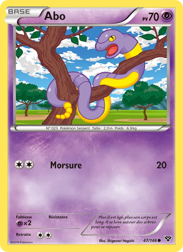 Carte Abo 47/146 – XY